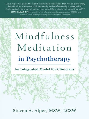 cover image of Mindfulness Meditation in Psychotherapy